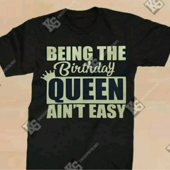 Being the Birthday Queen Ain't Easy Tee - Picture 1 of 2